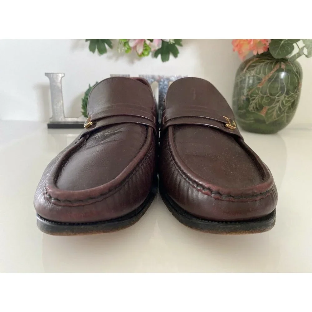 Florsheim Comfortech Signature Men's Shoes 10.5C Burgundy Loafers Dress Slip On‎